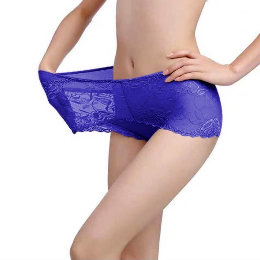 QSN STUFF Women Hipster Purple, Black Panty - Buy QSN STUFF Women Hipster  Purple, Black Panty Online at Best Prices in India