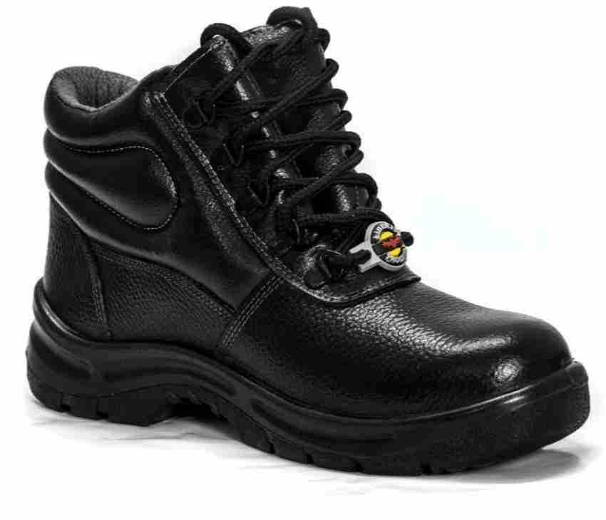 High ankle clearance safety shoes
