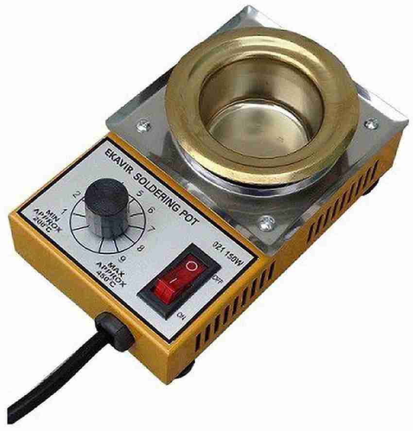 110V Solder Pot Soldering Desoldering For Welding Soldering Bath Melting  Plate