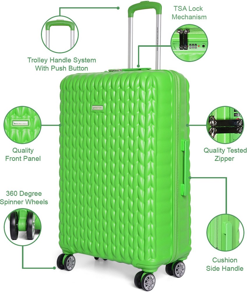 Benetton shops trolley suitcase