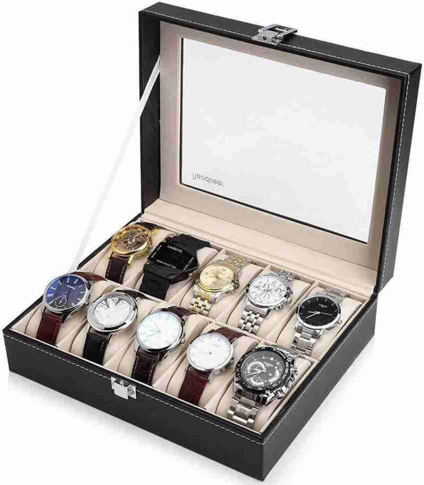 SYGA 3 Cavity Wrist Watch Storage Box Display Case Organizer Watch Box  Price in India - Buy SYGA 3 Cavity Wrist Watch Storage Box Display Case  Organizer Watch Box online at