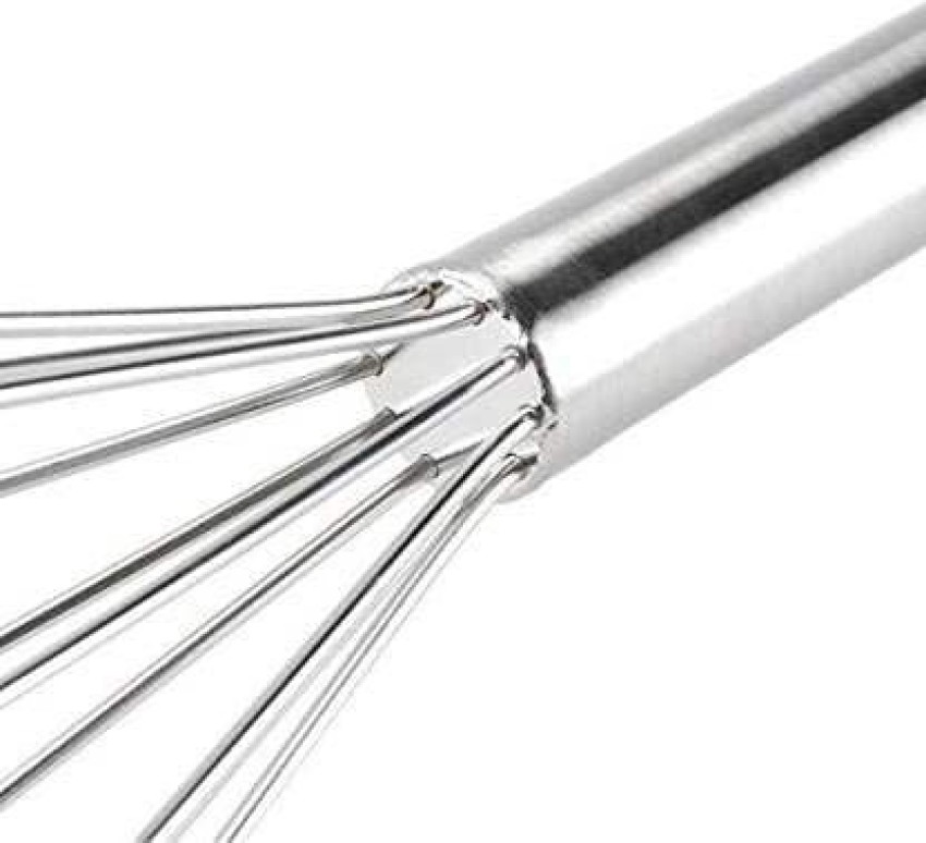 NOHUNT Stainless Steel Wire Balloon Egg Whisk, Beater, Egg Frother,  Whisker, Milk & Egg Beater, Stirrer - Kitchen Utensil 20cm