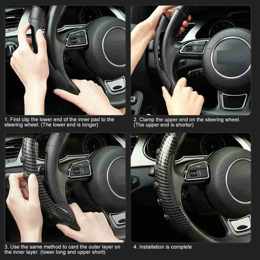 Audi logo hot sale steering wheel cover