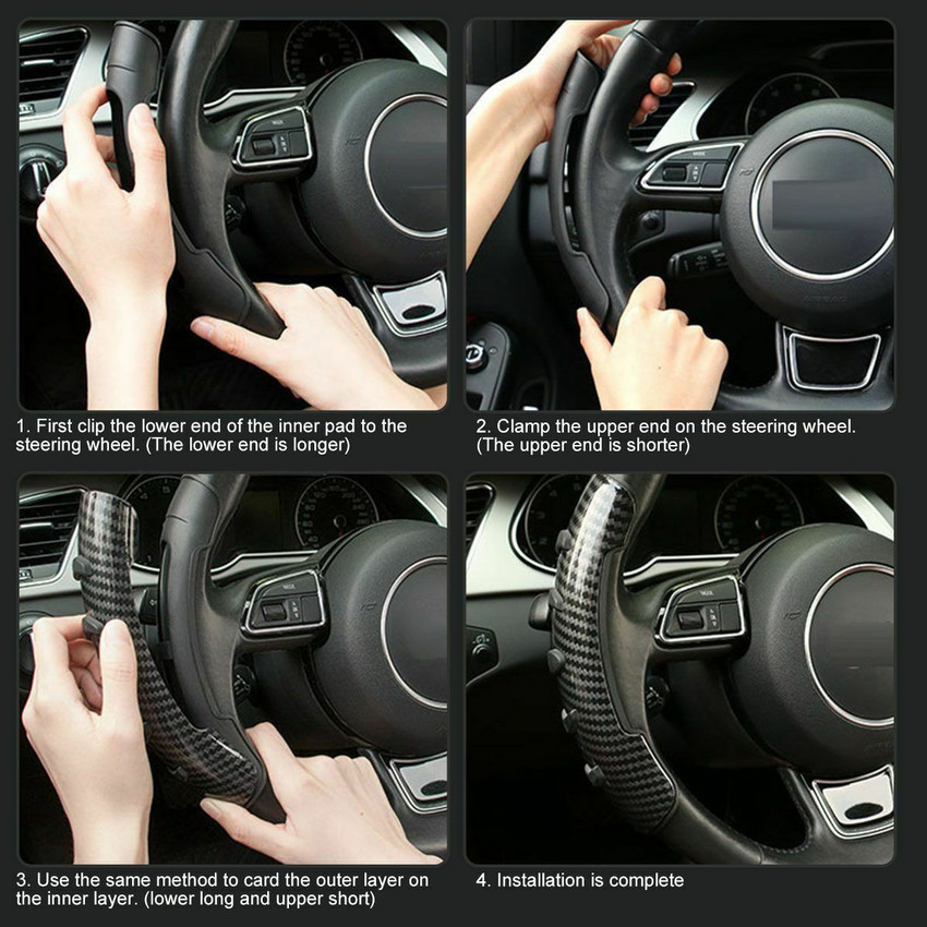 Audi a4 sales steering wheel size