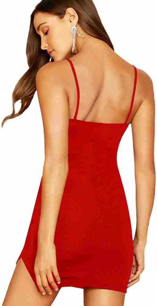Buy RED HOT LITTLE STUNNER BODYCON DRESS for Women Online in India