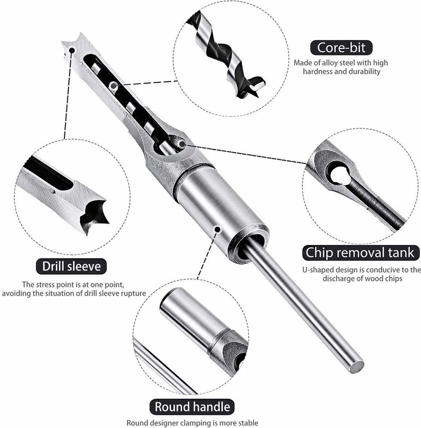 REHTRAD 3 8 Square Hole Saw Bit Woodworking Tools Woodworking