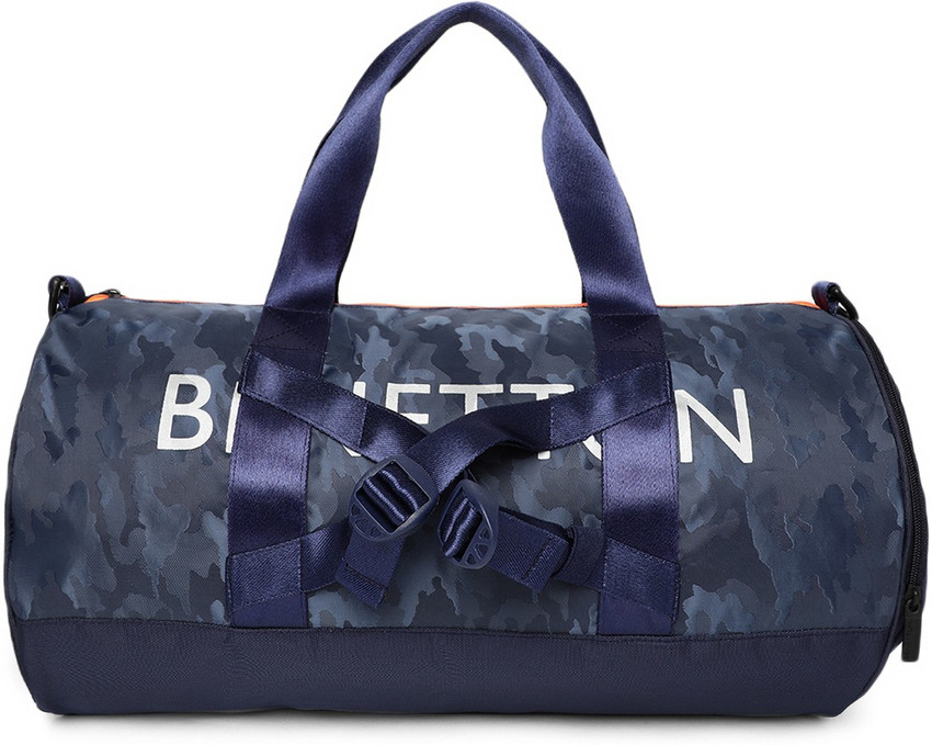 Benetton gym bag blue cheap