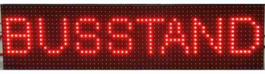 Outdoor scrolling on sale led sign