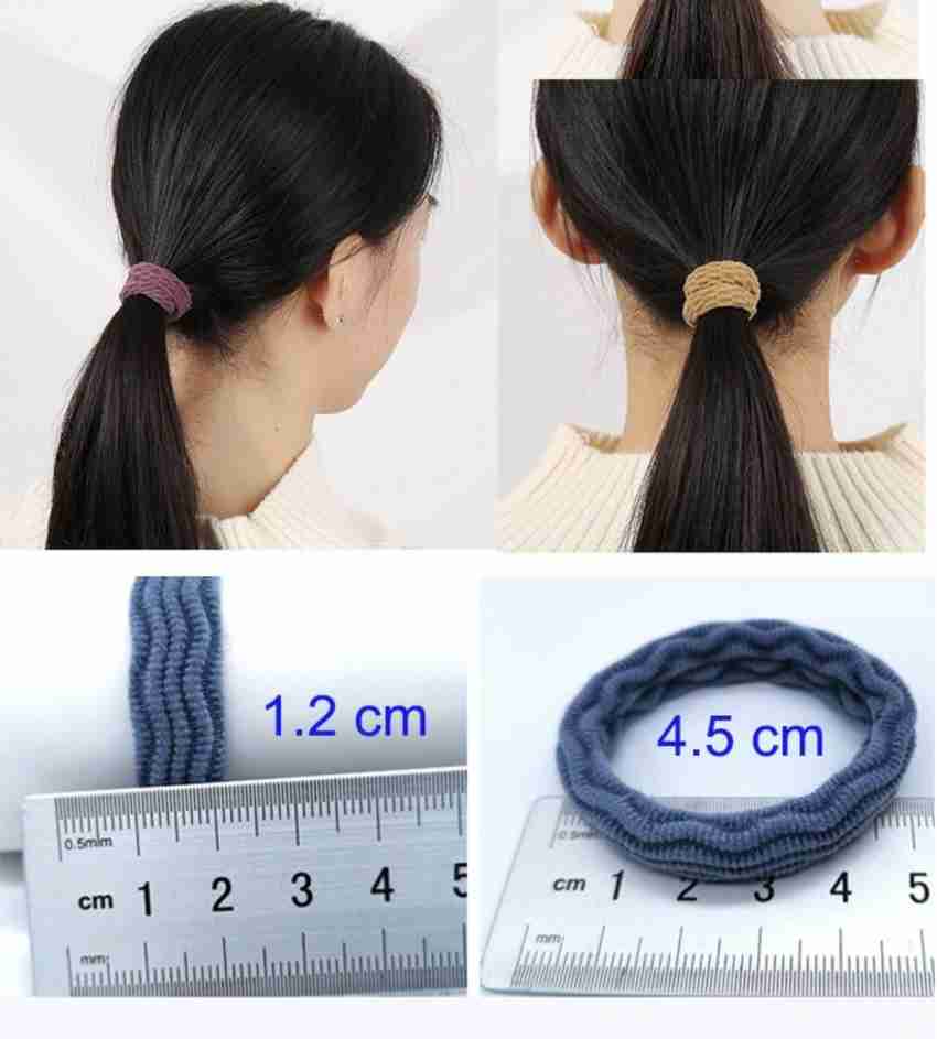 9pcs Women's Green Elastic Hair Ties For High Ponytail And Buns, Suitable  For Daily Use