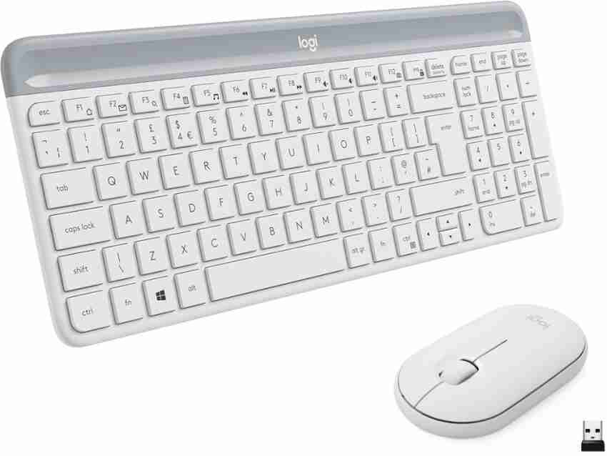 Rechargeable Bluetooth Keyboard and Mouse Combo Ultra Slim Full