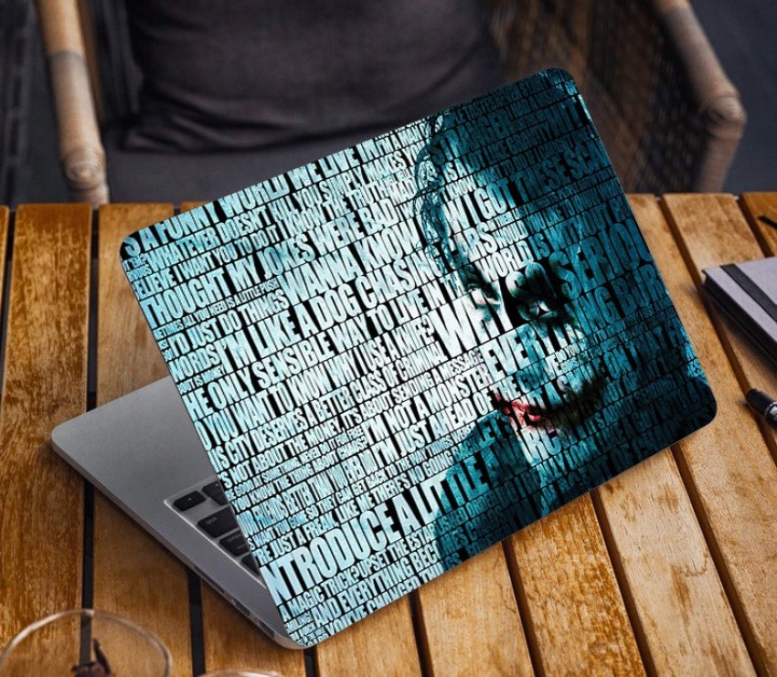 Just Go laptop skin decal