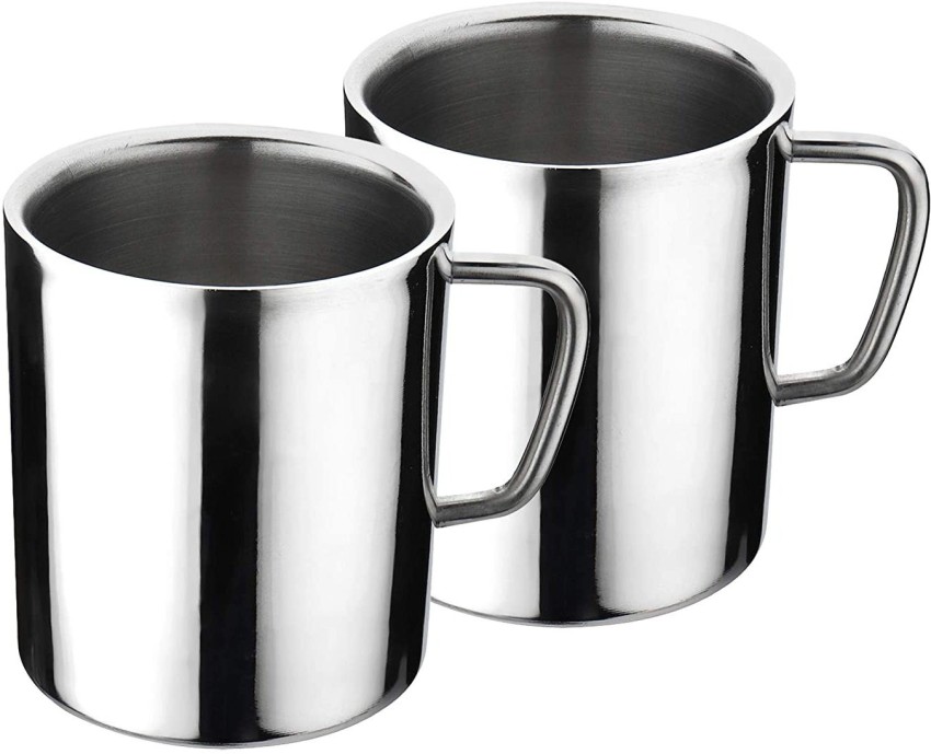 Stainless Steel Coffee Mugs Insulated Metal Coffee & Tea Cup Mug  Shatterproof