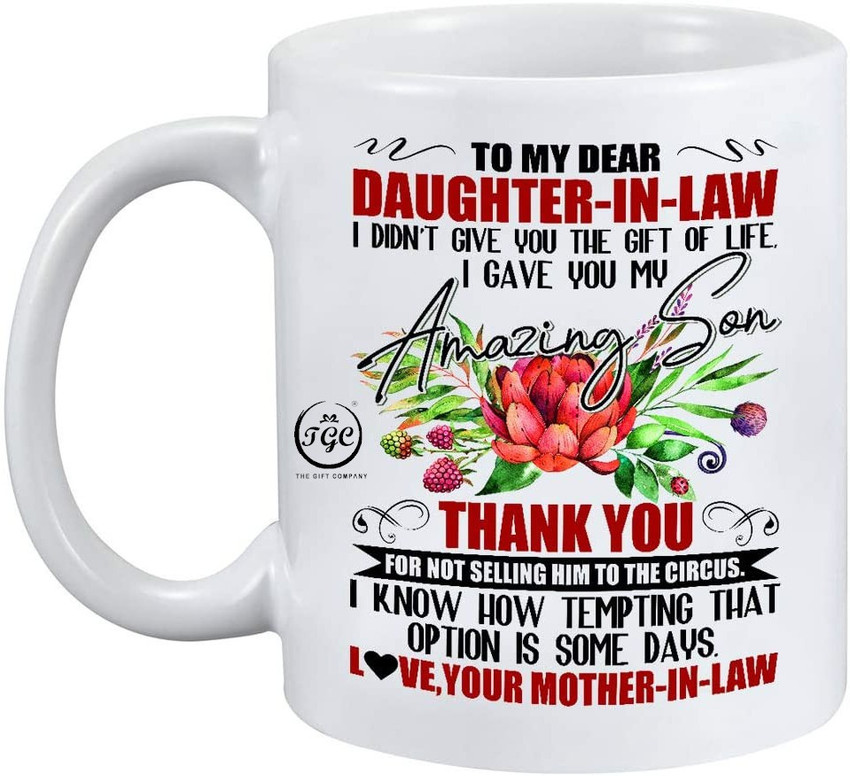 TGC THE GIFT COMPANY To my dear daughter in law happy birthday
