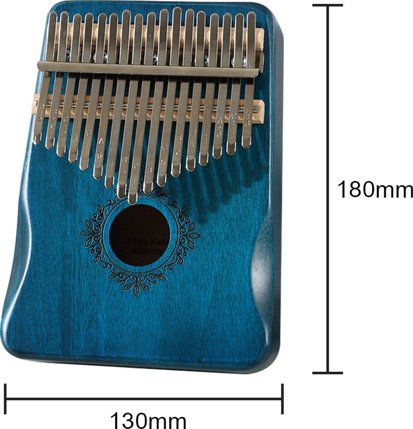 Palap Thumb Piano 17 Keys Musical Instrument Kalimba with Engraved