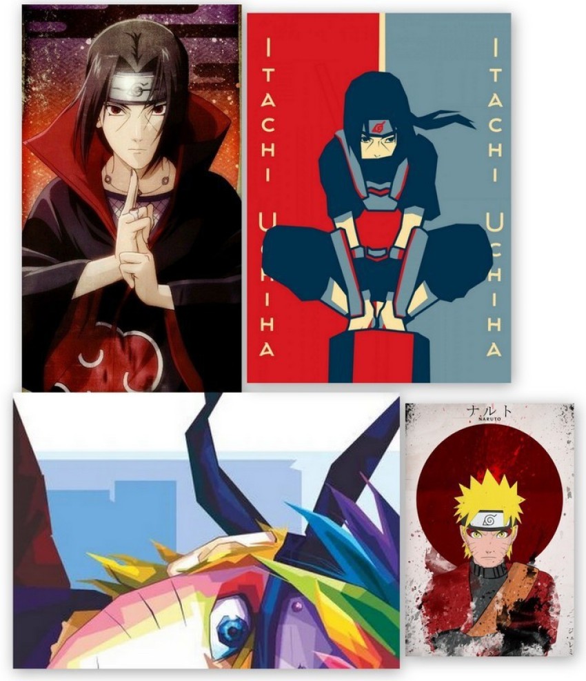 Quadro Poster Anime Naruto Personagens mod 2- GA157 90x50