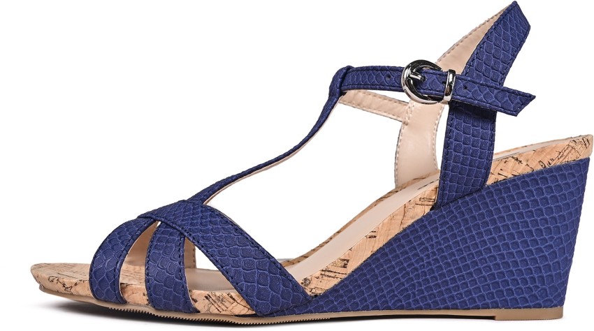 Dune clearance navy wedges