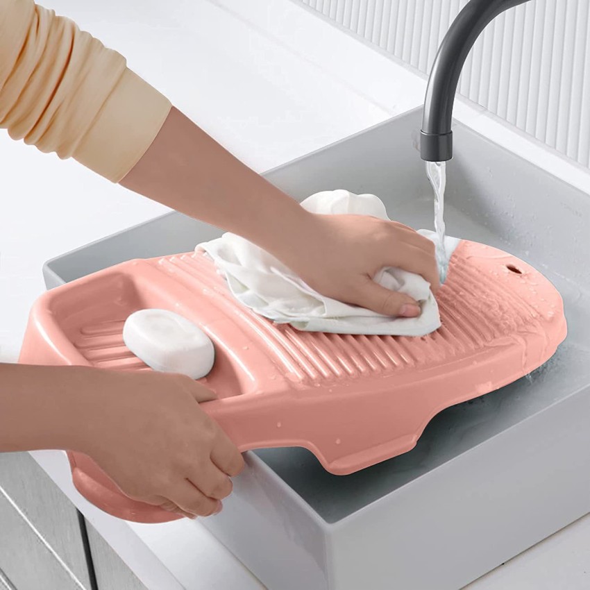 Mini Hand Wash Board PP Non-Slip Washboard Mini Hand Wash