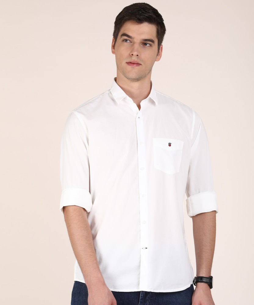 Louis Philippe Short Sleeve Casual Button-Down Shirts for Men for