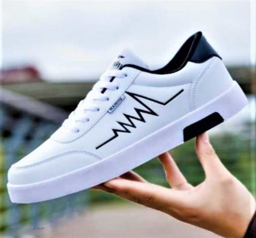 White casual cheap shoes flipkart