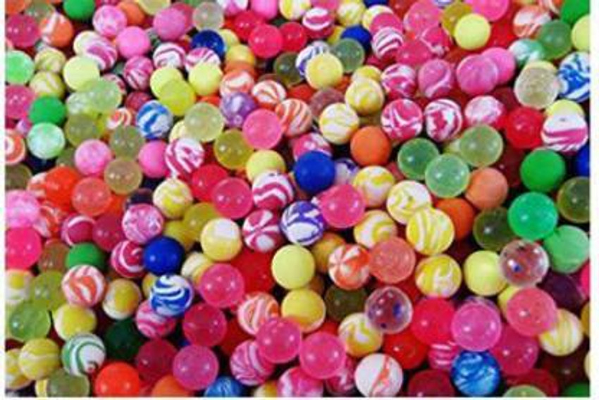 AKANSHA Small Bouncing balls Jumping balls Multicolor Set of 100