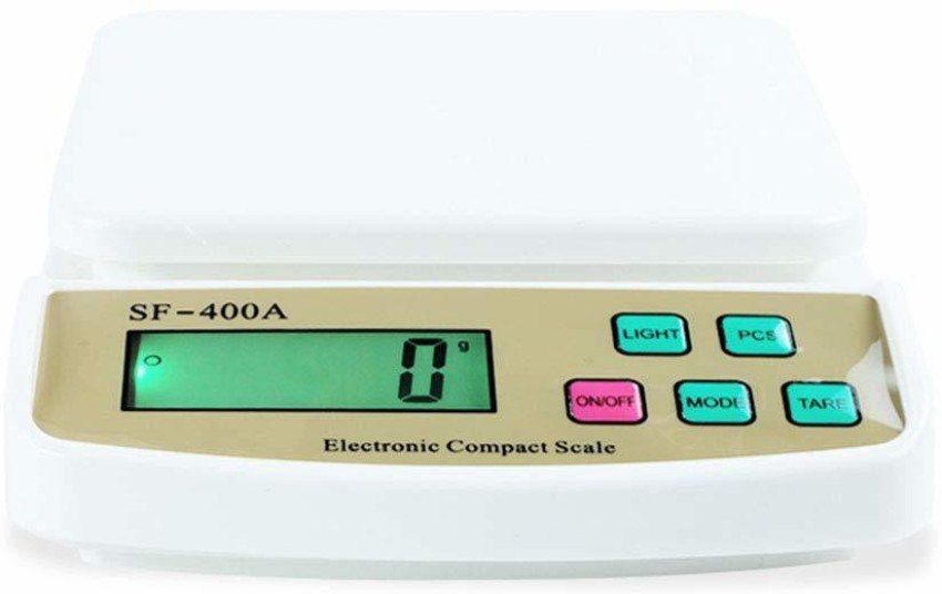 Kitchen Weighing Scale with Adaptor 10 kg with Tare Function SF 400A