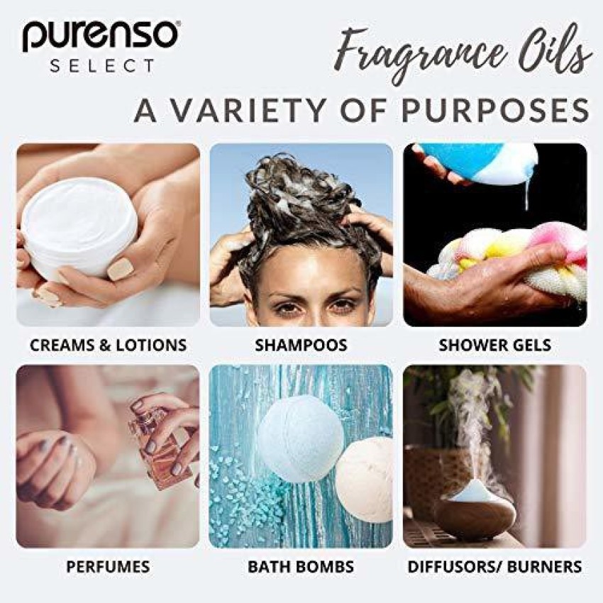 Buy Pure Fragrance Oils for Soaps and Candle Making - Purenso Select