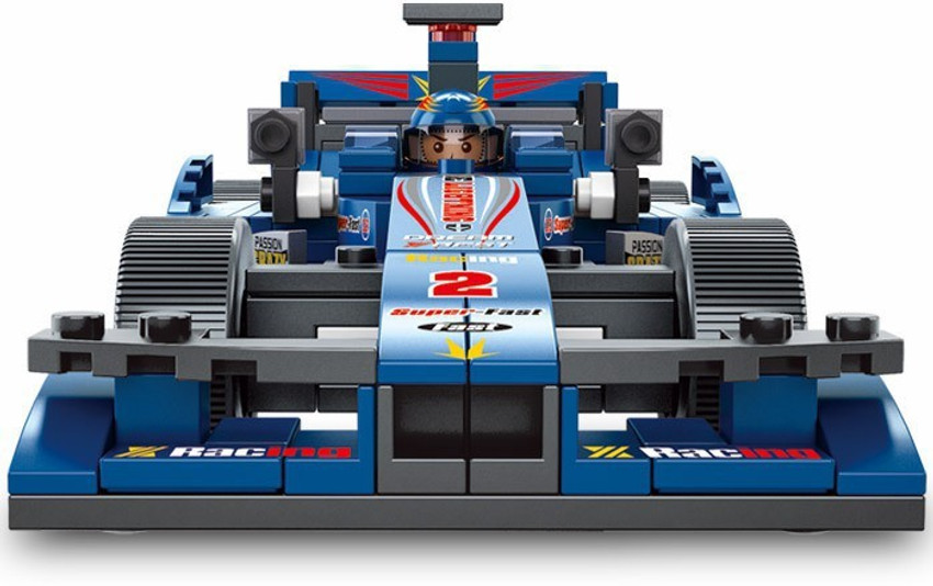 Sluban Formula F1 Racing Car Building Block Toys For Kids LEGO Compatible Educational Toys M38 B0353 287 Pcs Formula F1 Racing Car Building Block Toys For Kids LEGO Compatible Educational Toys