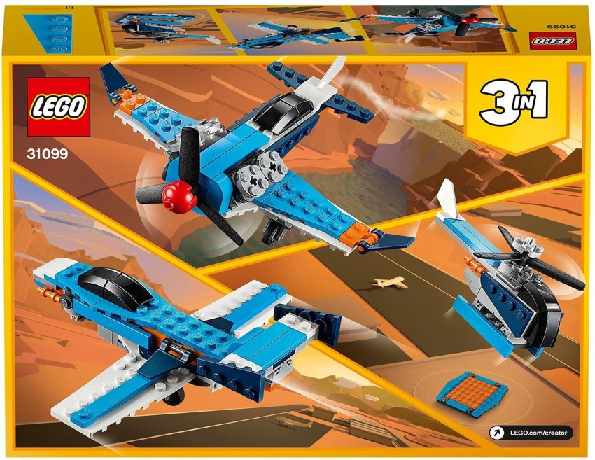album kursiv nyse LEGO 31099 Propeller Plane - 31099 Propeller Plane . Buy 1 toys in India.  shop for LEGO products in India. | Flipkart.com
