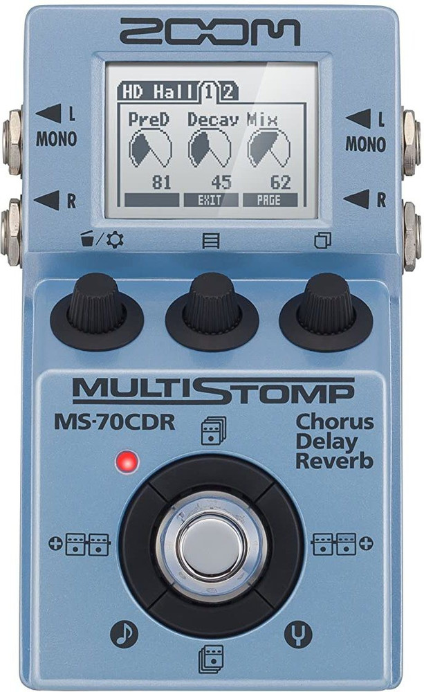 ZOOM MS-70CDR / EG MultiStomp Chorus/Delay/Reverb Guitar Pedal Guitar  Processor Price in India - Buy ZOOM MS-70CDR / EG MultiStomp  Chorus/Delay/Reverb Guitar Pedal Guitar Processor online at Flipkart.com