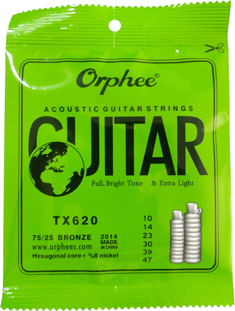 Orphee acoustic guitar strings outlet