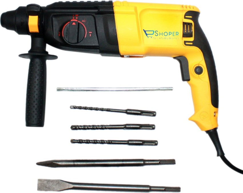 Eshopher Star 26mm Rotary Hammer Drill Machine 800 watts with 3