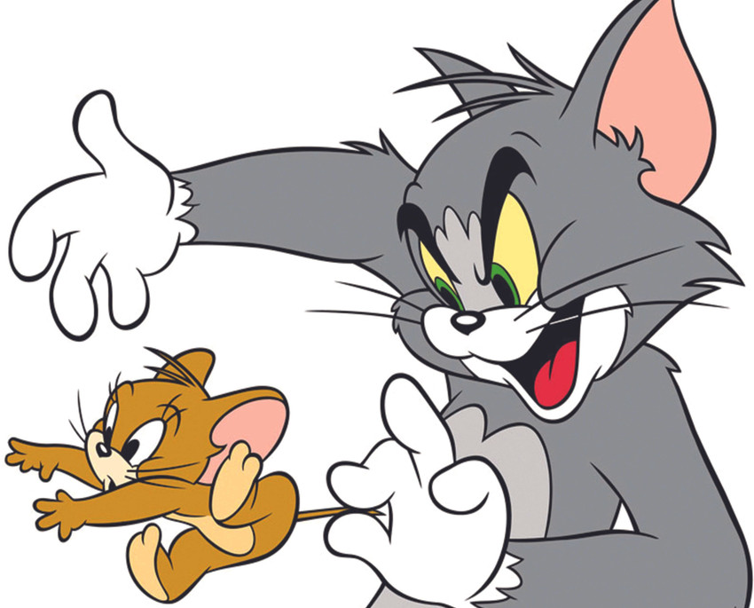 90 s Cartoon Wall Poster Tom Jerry Wall Decorative Poster for