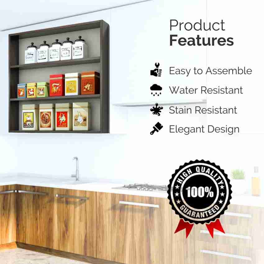 Kitchen Shelves Design: Buy ☑️ Wall Kitchen Shelves Online In India At Best  Prices! – GKW Retail