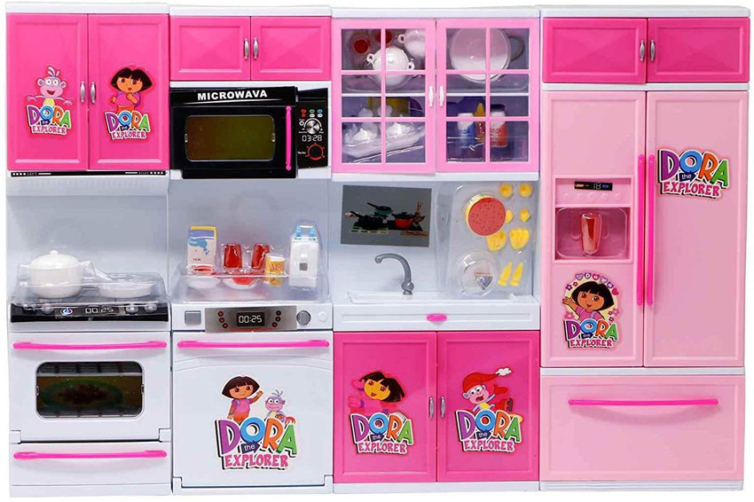 MPH ENTERPRISE Pink Pretty Girl Dream House Comfort Modern Kitchen