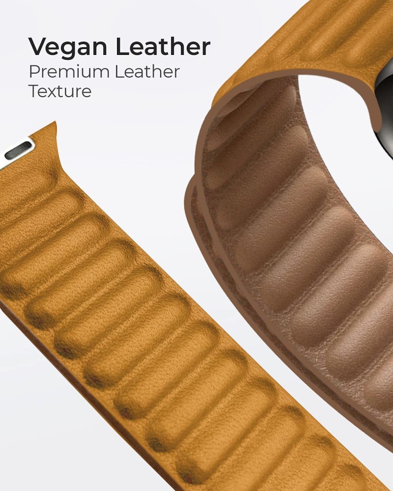 Buy E LV Watch Leather Strap Band with Adapter for Apple Watch 42mm - Brown  Online at desertcartINDIA