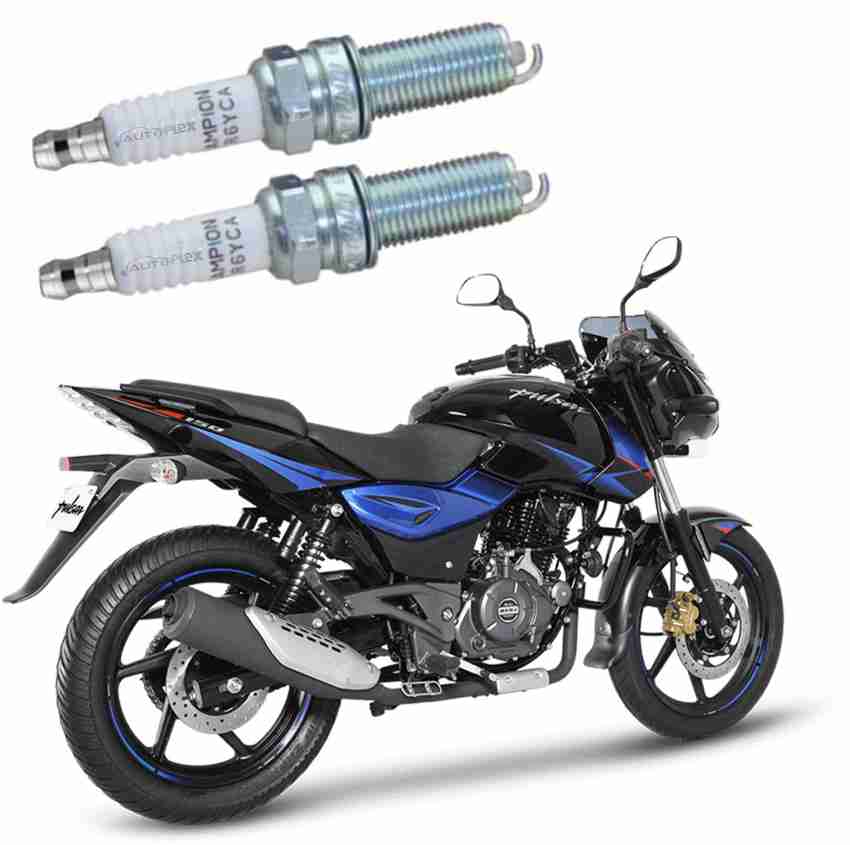 AUTOPLEX Spark Plug for BAJAJ Pulsar all model Premium Quality Standard Size Spark Plug Assembly Compatible for Specific Self Start Pack of 2 Spark Plug for BAJAJ Pulsar all model Premium Quality