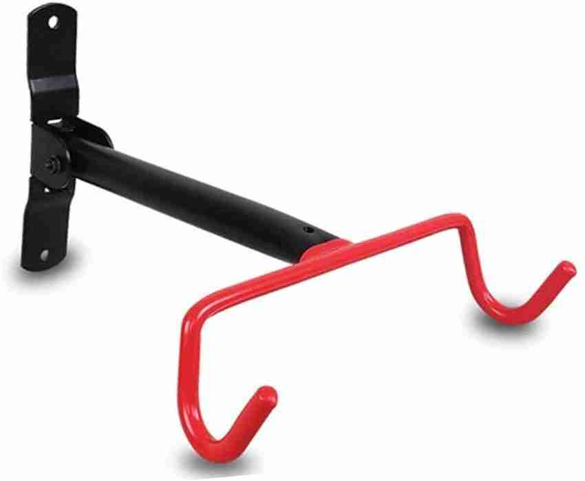 Folding bike wall rack clearance