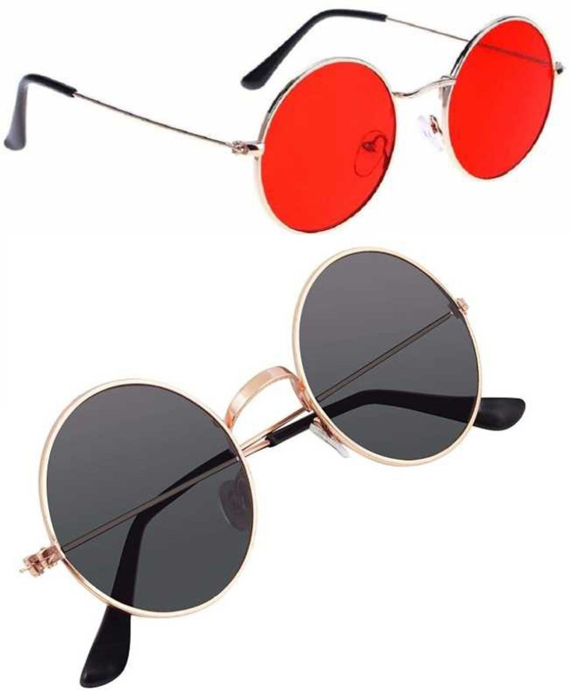 Buy neel work Round Sunglasses Black For Men & Women Online @ Best