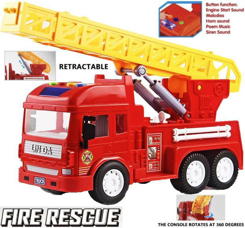 Realistic fire truck sales toys