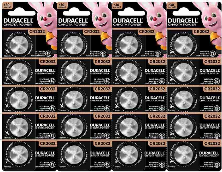 4 Pcs Duracell 2032 CR2032 3v Lithium Coin Cell Battery