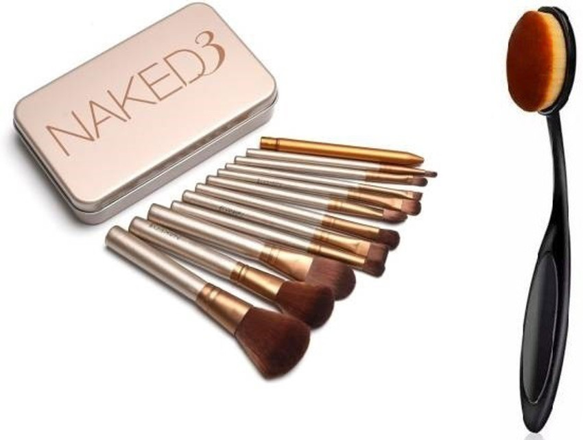 Butees18 Naked3 Urban Series Makeup Brush Set Pack of 12 with