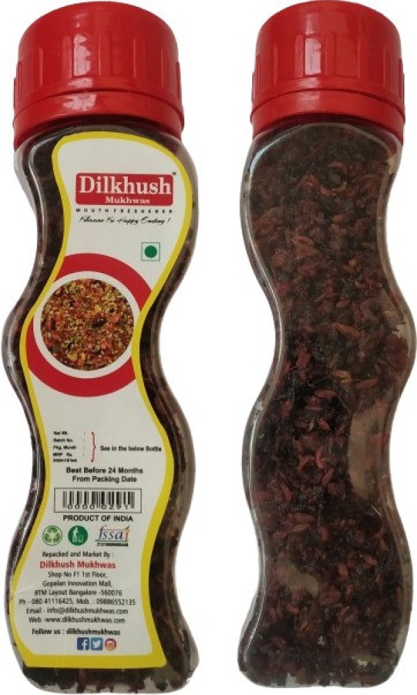 DILKHUSH MUKHWAS DilkhushMouth Freshner Culcatta Paan 1 Bottle 150 Gram  (Culcatta Paan & Pan Mouth Freshner) Pan Price in India - Buy DILKHUSH  MUKHWAS DilkhushMouth Freshner Culcatta Paan 1 Bottle 150 Gram (