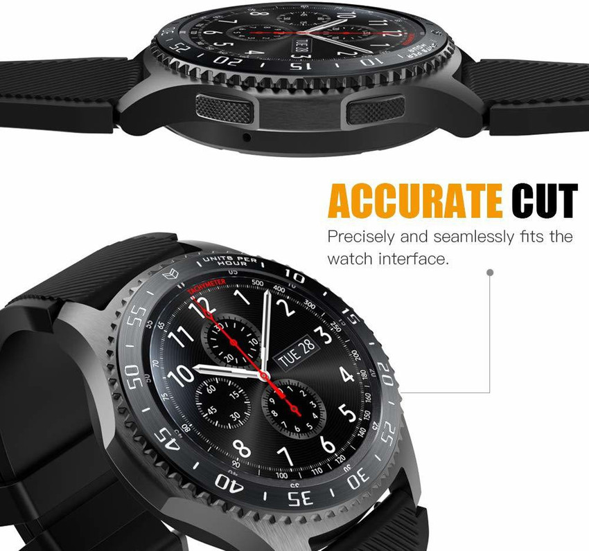 Coverskart Back Cover for Samsung Gear S3 46mm Bezel Ring SmartWatch AntiScratch Stainless Steel Fit Case Protector Coverskart Flipkart