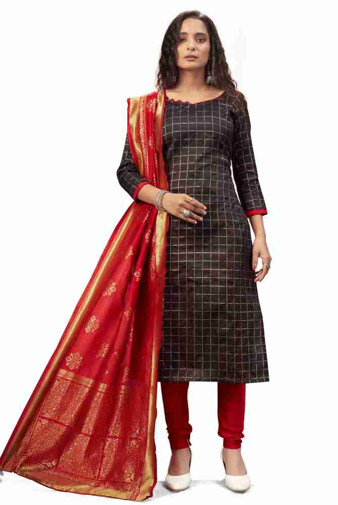 Cotton silk discount churidar materials