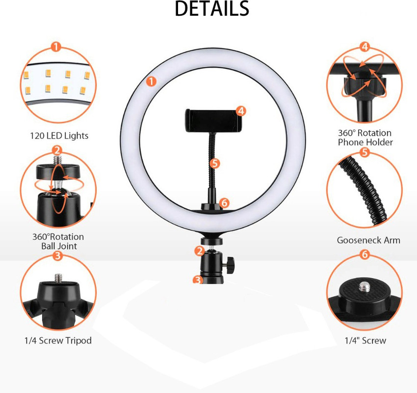 Ring light outlet change color
