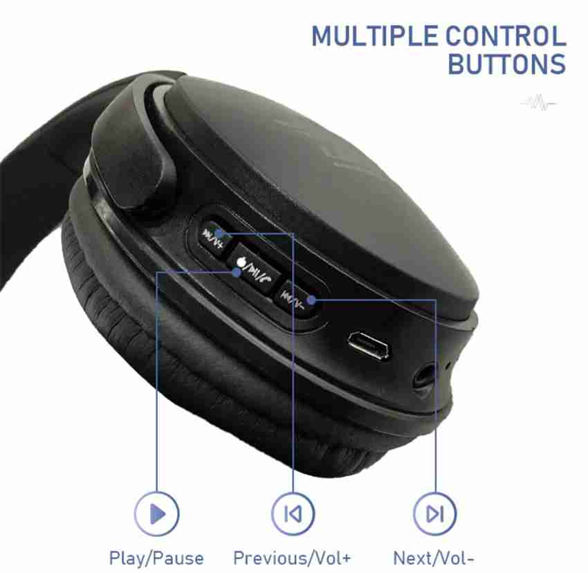 reason RG 2020 Bass 14 hour Playtime Bluetooth Headset with Mic