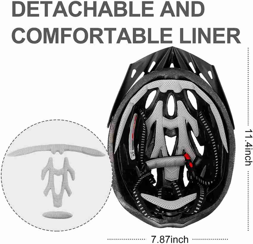 FABSPORTS Bicycle Bike Helmet with flexible padding for Kids and Adults Cycling Skating Cycling Helmet