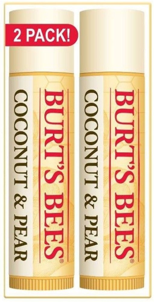 Burt's Bees 2 Pack 100% Natural Lip Balm Beeswax & Vanilla 8.5G