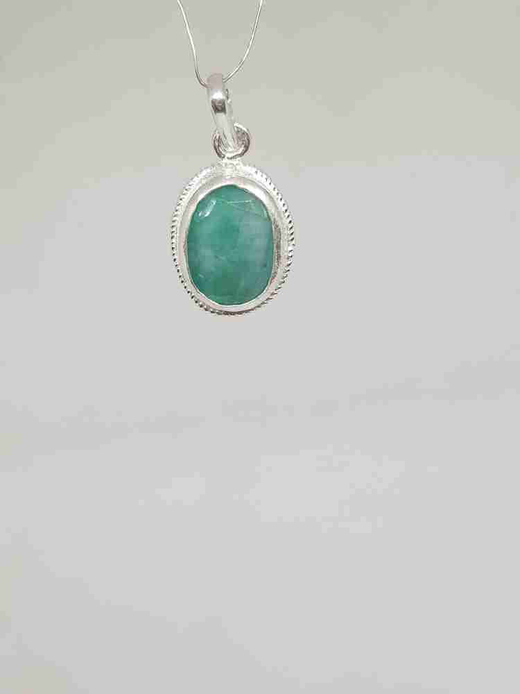Silver pendant with stone 2025