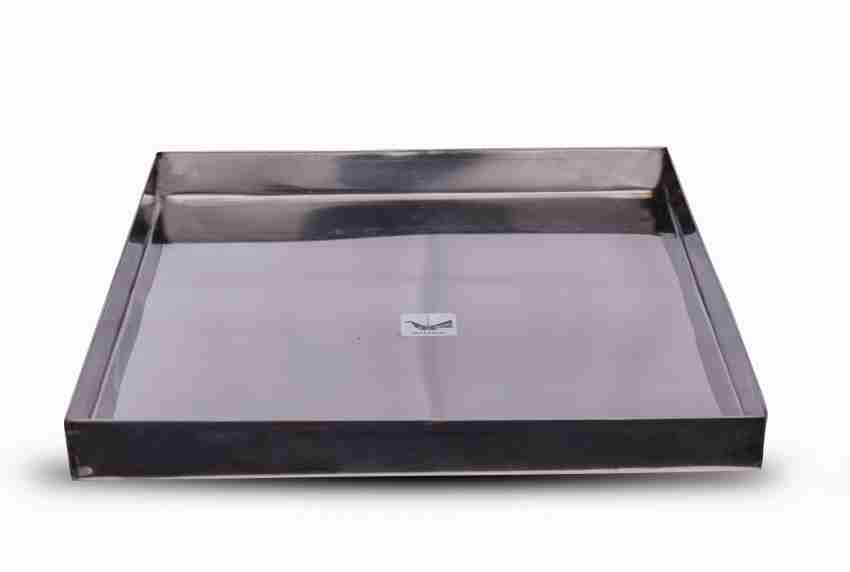 18 % stainless steel oval serving tray 100 x 35 cm